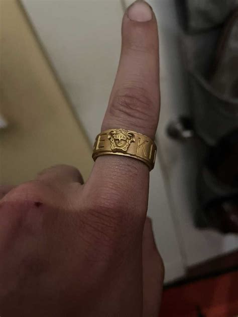 kith x versace medusa ring|Versace kith capsules.